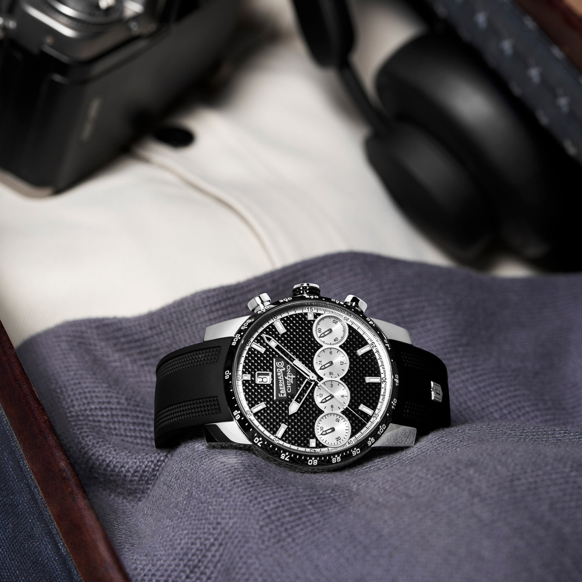 OROLOGIO EBERHARD CHRONO 4 '21-42'CERAMIC |42MM|