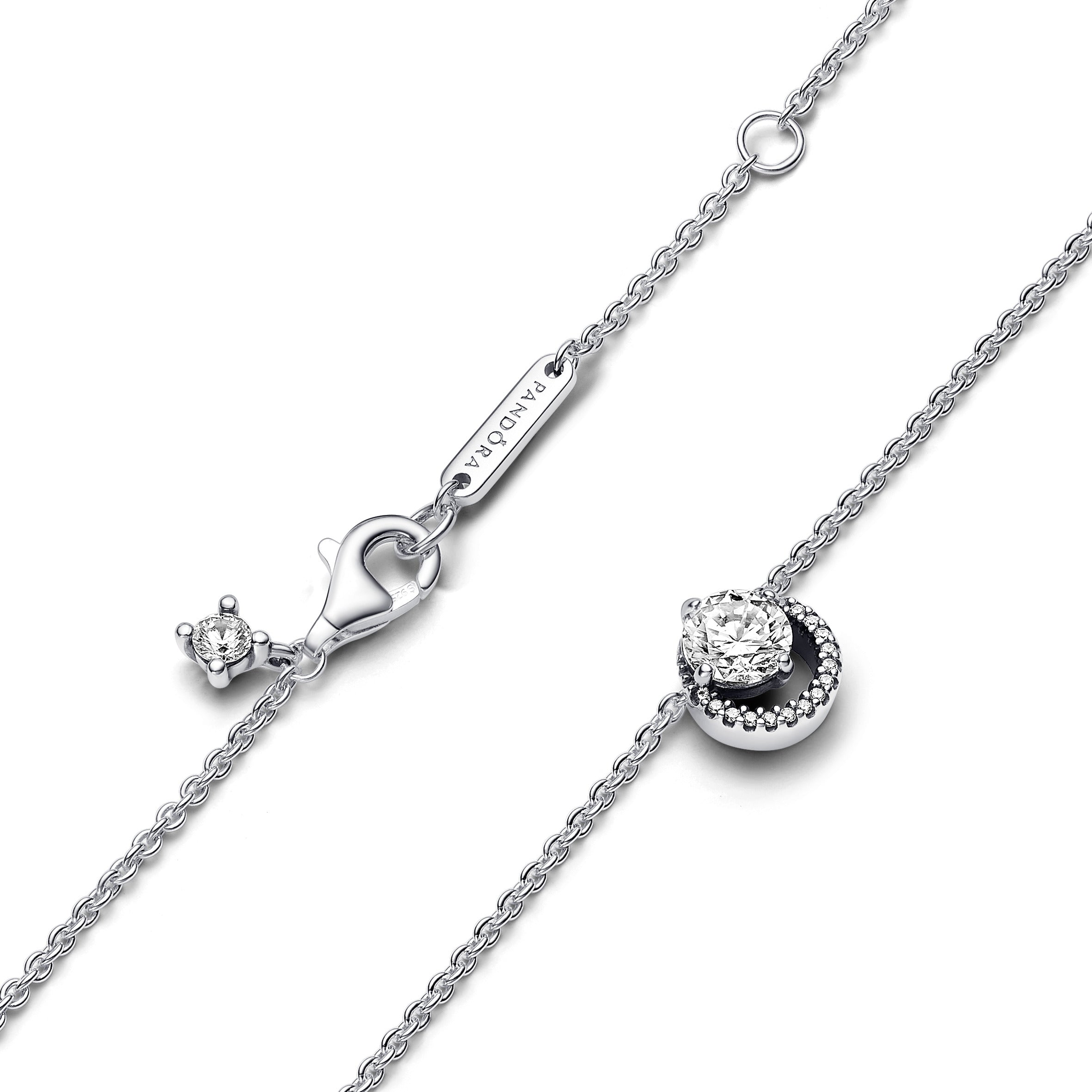 PANDORA SPARKLING LIGHT POINT NECKLACE