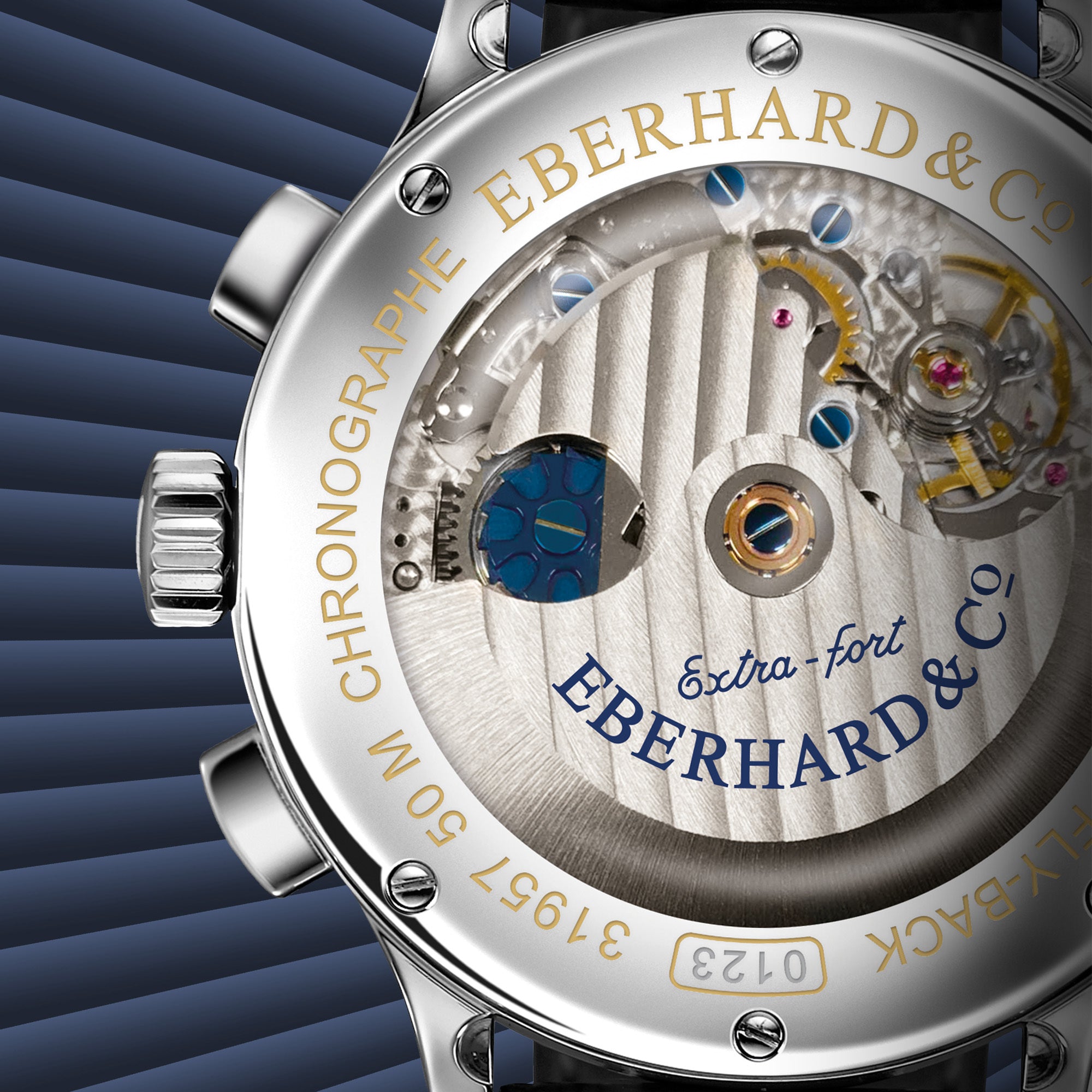 OROLOGIO EBERHARD EXTRA FORT RUOTA A COLONNA |41MM|