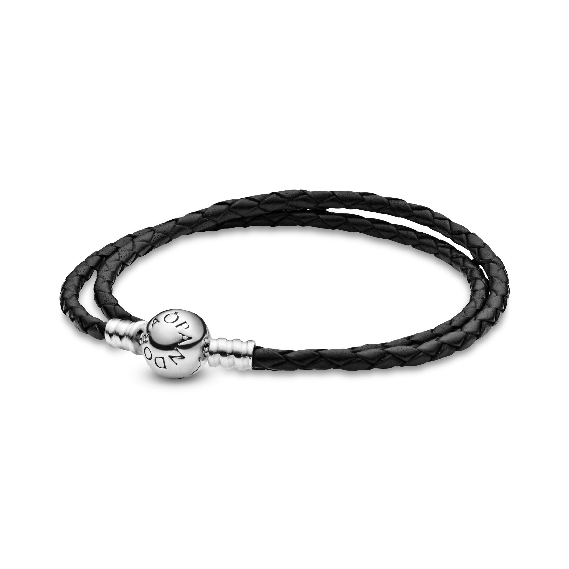 BRACCIALE PANDORA IN PELLE DOPPIO GIRO