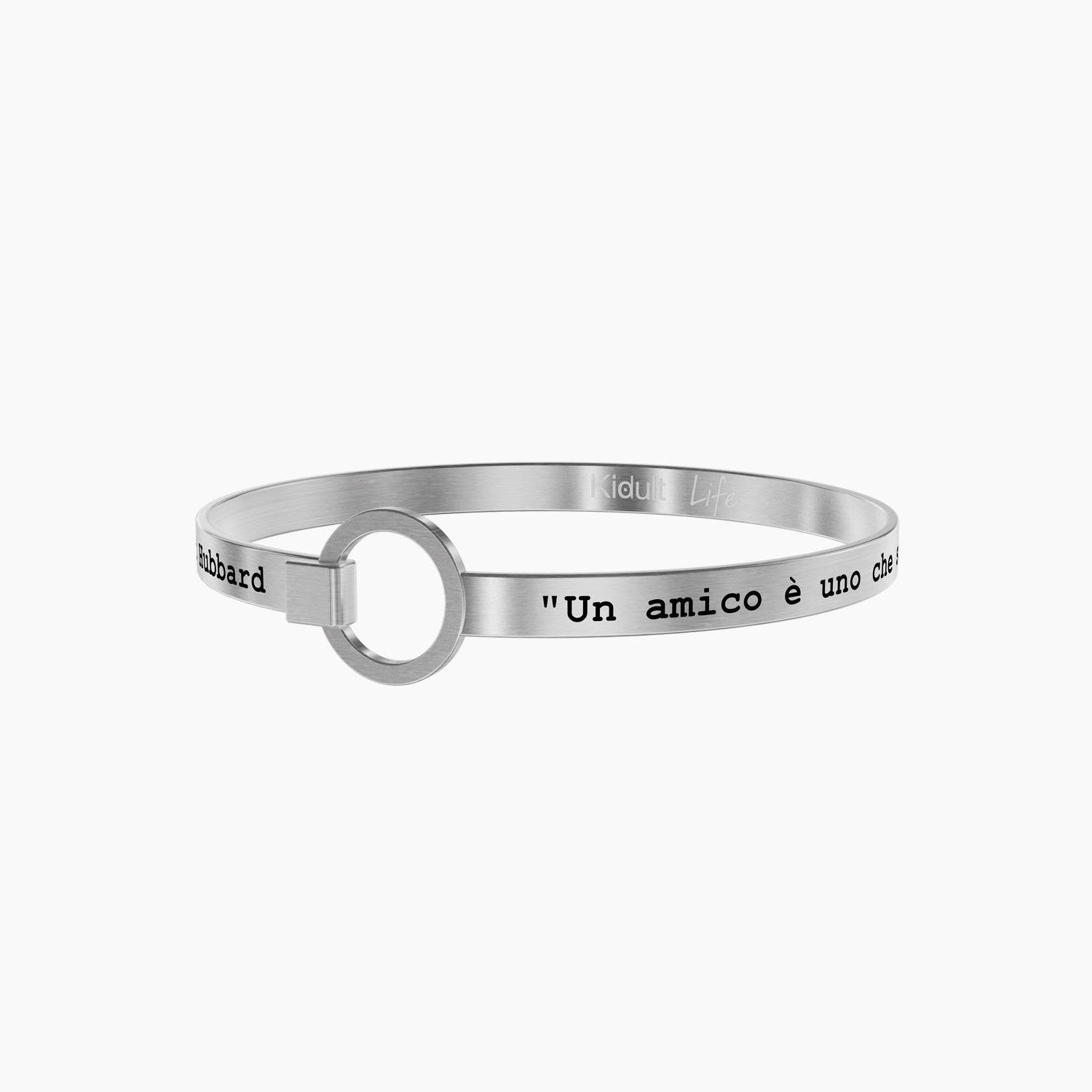 BRACCIALE KIDULT | UN AMICO È UNO CHE SA TUTTO … E. HUBBARD