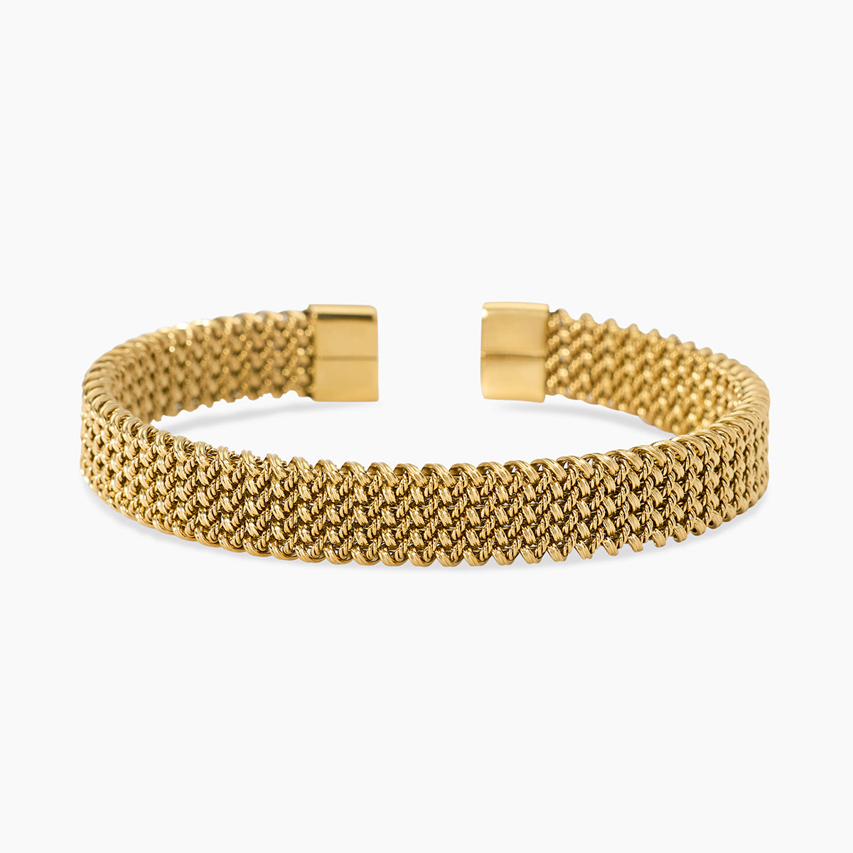 BRACCIALE KIDULT STYLE CUFF DORATO CON MAGLIA MESH