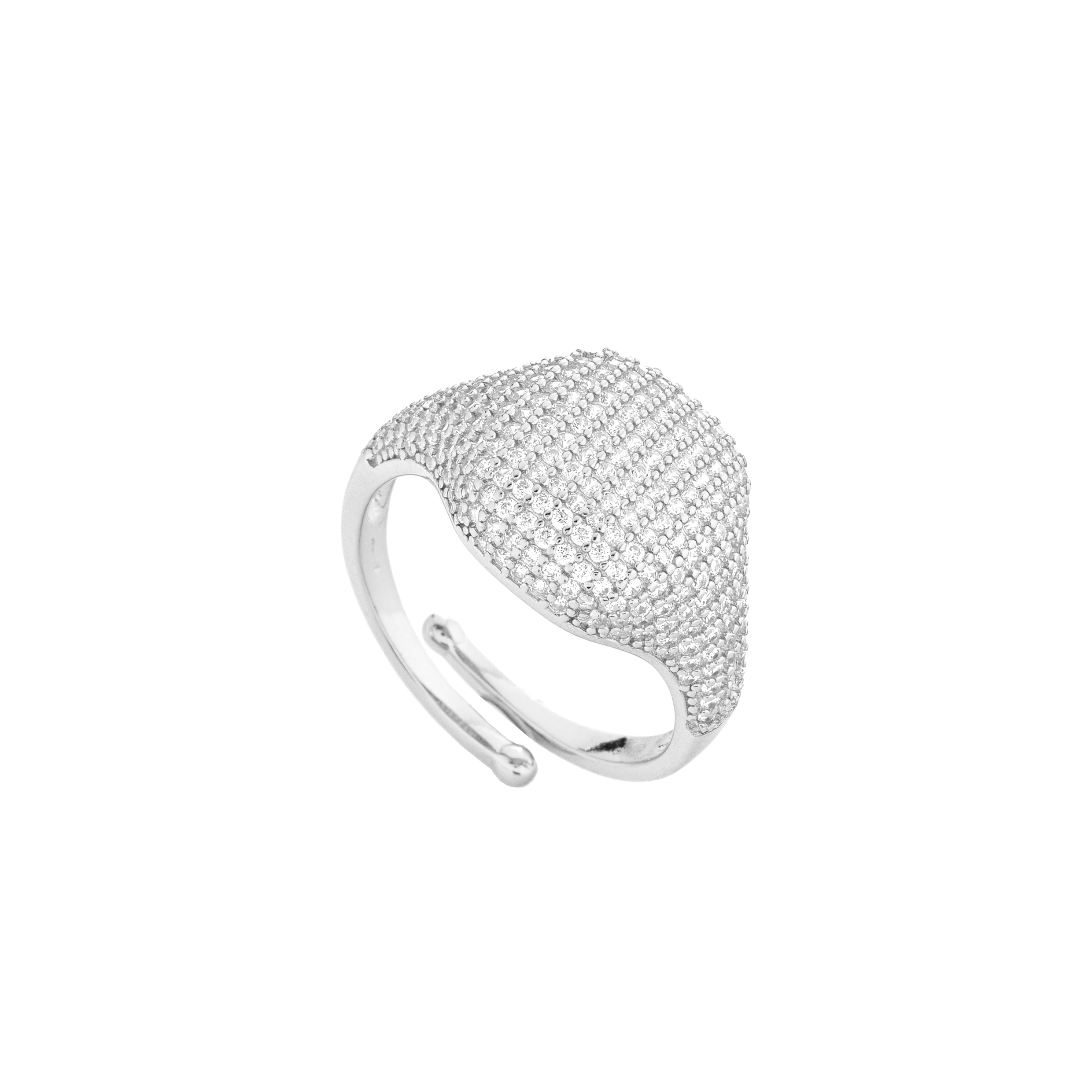 ANELLO CUORE CHEVALIER IN ARGENTO SILVER E ZIRCONI