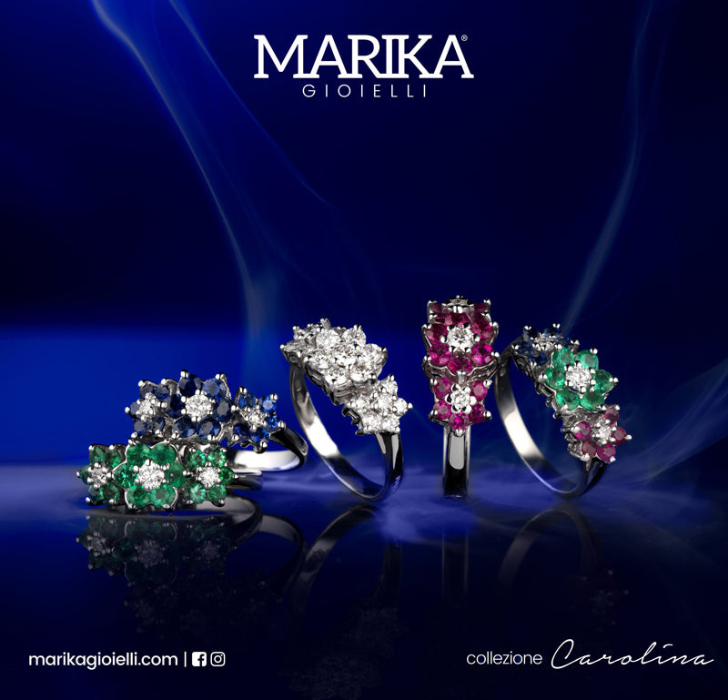 CAROLINA COLLECTION RING IN 18KT MULTICOLOR WHITE GOLD