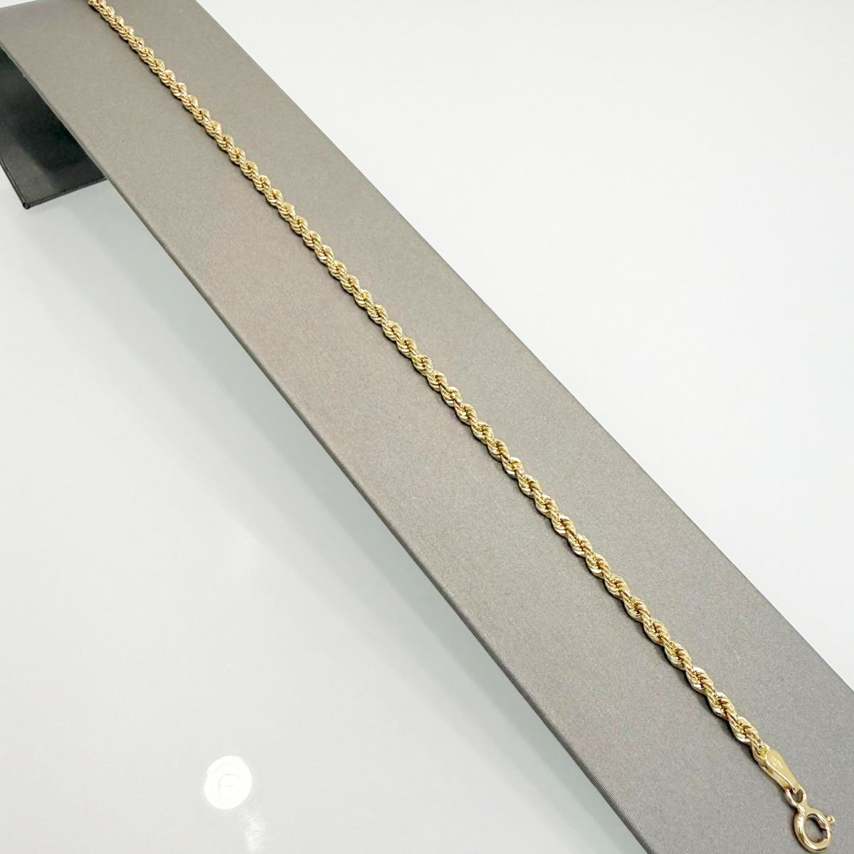 Bracciale in oro giallo 18KT (750) a maglia torchon