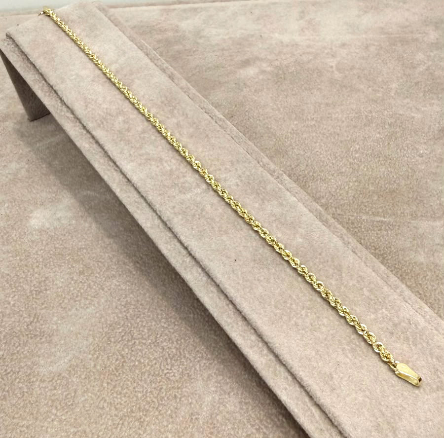 BRACCIALE TORCHON INTRECCIATO IN ORO GIALLO 18 KT