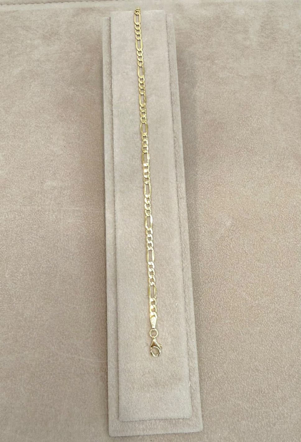 BRACCIALE UOMO IN ORO GIALLO 18 KT (750) A MAGLIA FIGARO