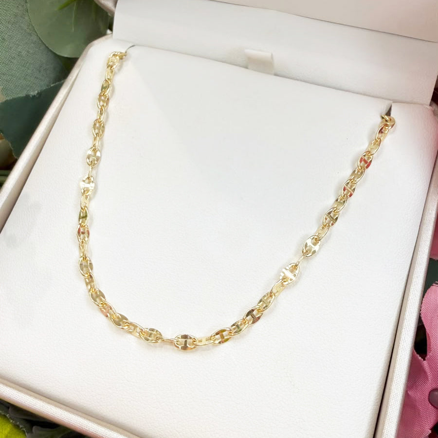 Collana a Maglia Marina in Oro Giallo 18 KT (750)
