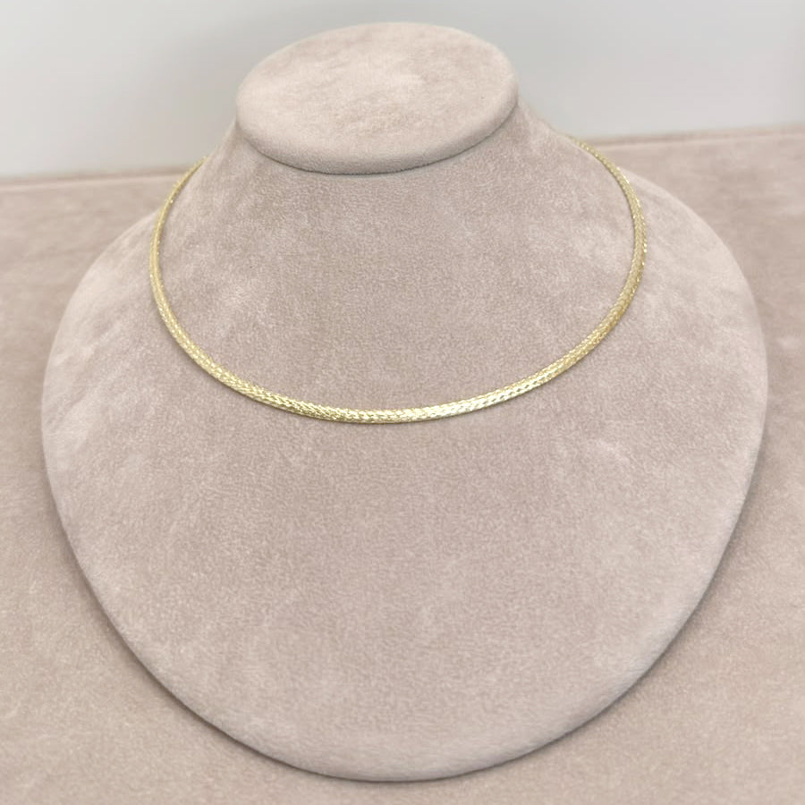 COLLANA SEMIRIGIDA IN ORO 18 KT