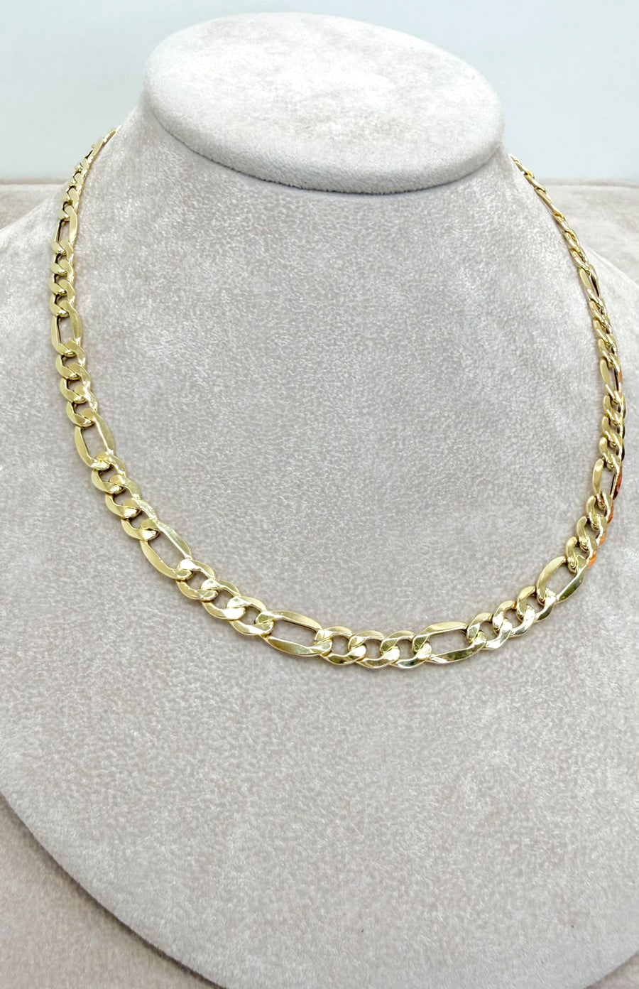 COLLANA UOMO A MAGLIA ALTERNATA IN ORO GIALLO 18 KT (750)