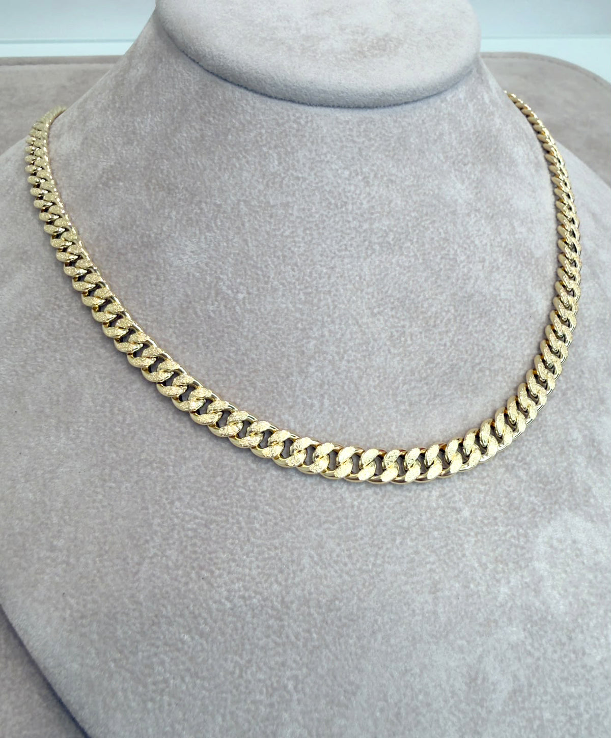 COLLANA GRUMETTA LUCIDA E SATINATA IN ORO GIALLO 18 KT (750) (Copia)