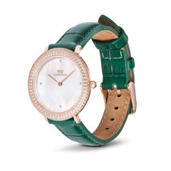 OROLOGIO DANIEL WELLINGTON CRYSTAL BEZEL GREEN |32MM|