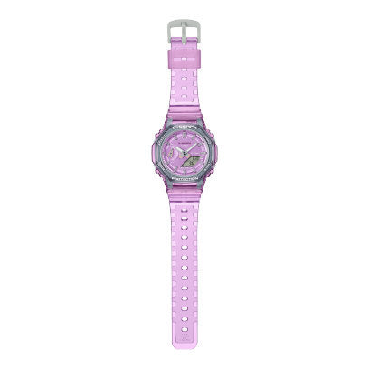 CASIO CLASSIC G-SHOCK WATCH TRANSPARENT PURPLE |42.9MM|