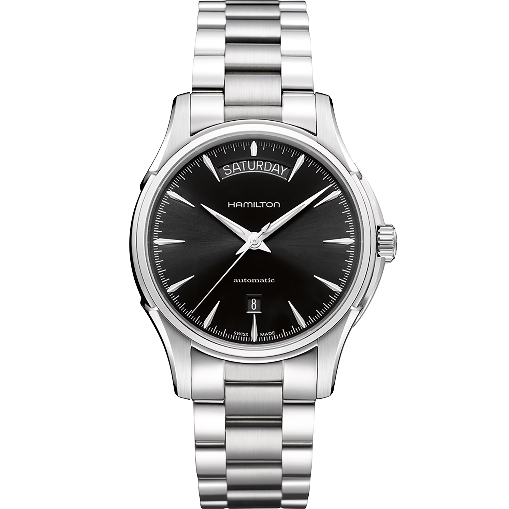 OROLOGIO JAZZMASTER DAY DATE AUTOMATIC BLACK DIAL|40MM|