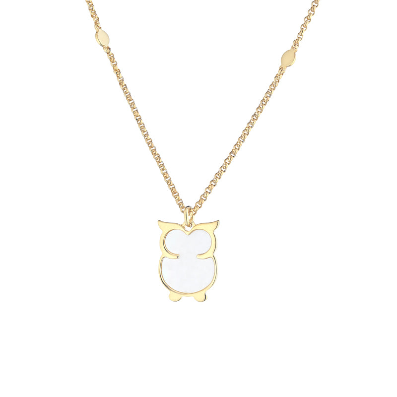 COLLANA GUFETTO IN ARGENTO GOLD E MADREPERLA