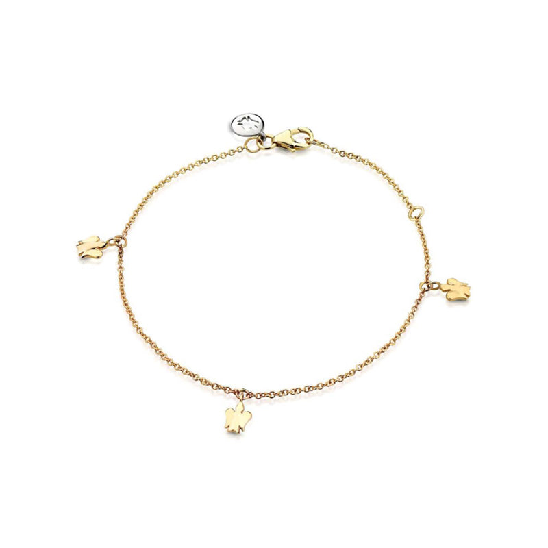 BRACCIALE ROBERTO GIANNOTTI ORO ANGELI E CUORI PENDENTI