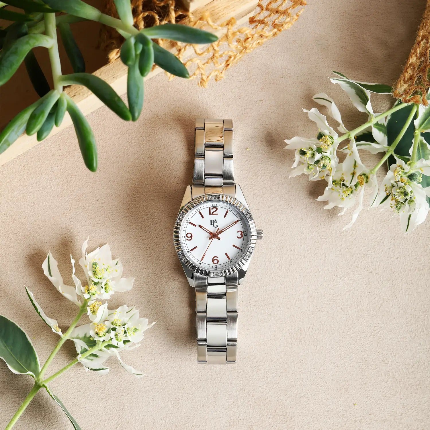 OROLOGIO B&G LUXURY WHITE DIAL |31MM|