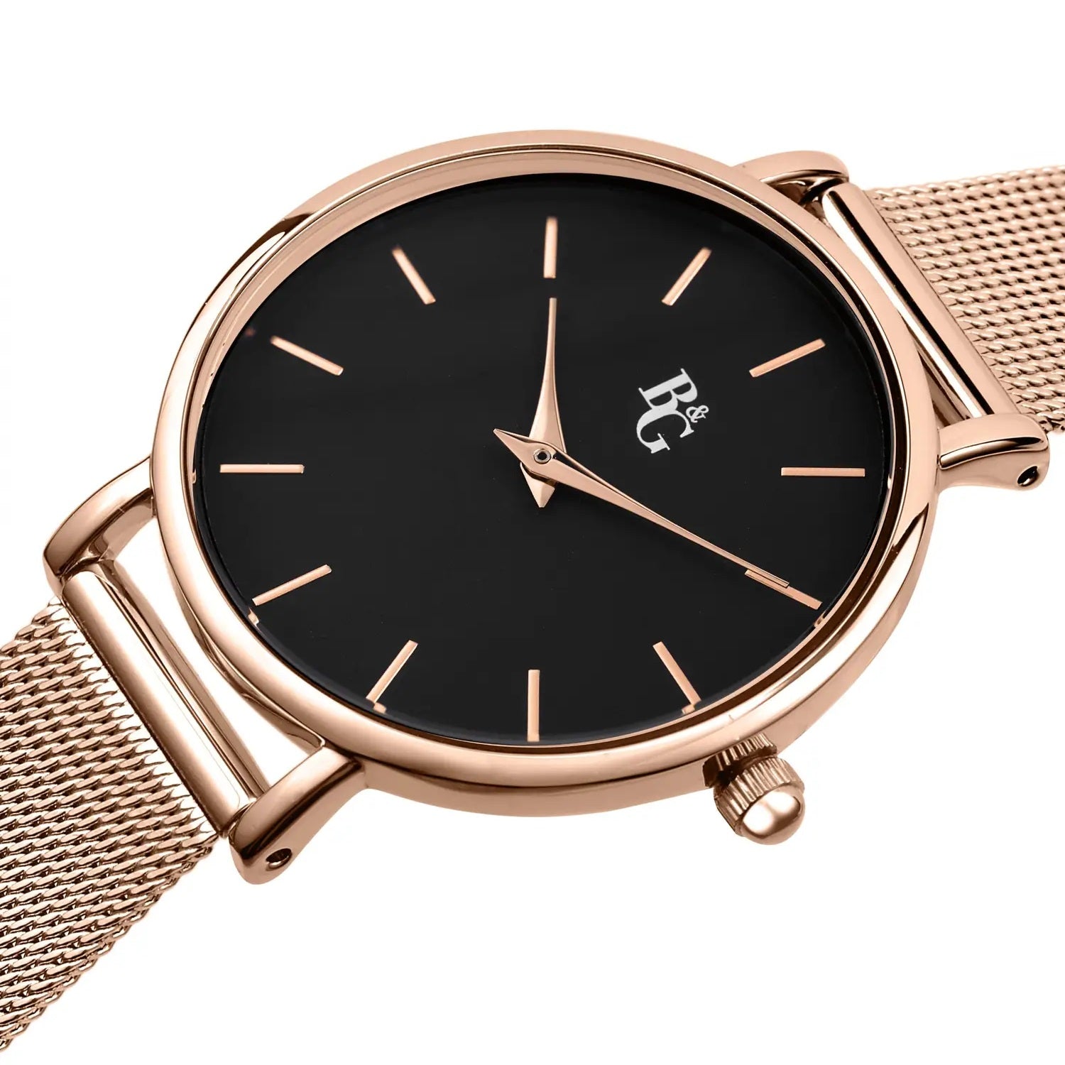 B&G PREPPY ROSÈ MESH WATCH |34MM|
