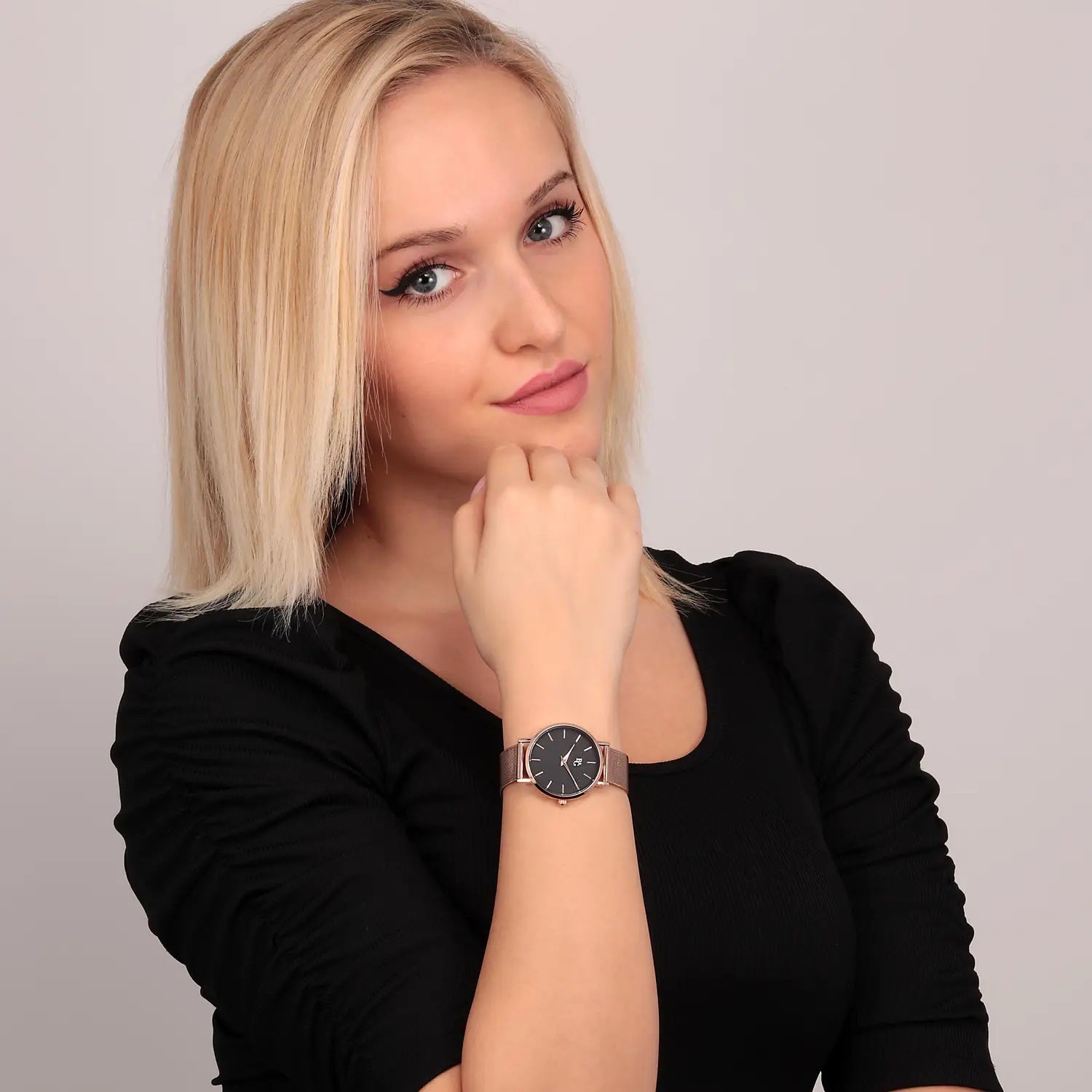 B&G PREPPY ROSÈ MESH WATCH |34MM|