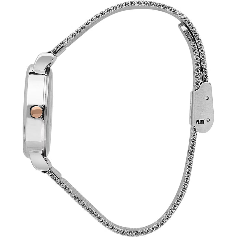 B&G METROPOL MESH WHITE DIAL WATCH |30MM|