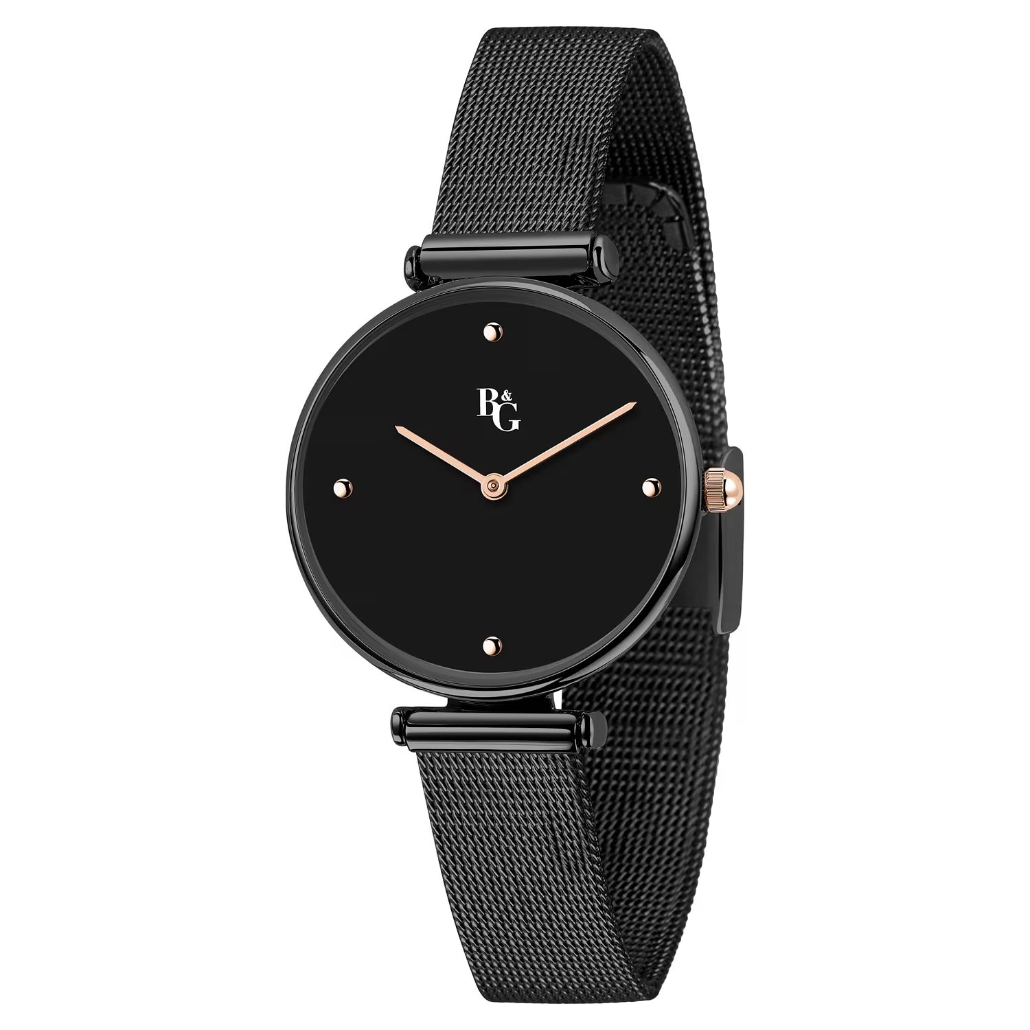 OROLOGIO B&G CHIC MESH BLACK DIAL |34MM|