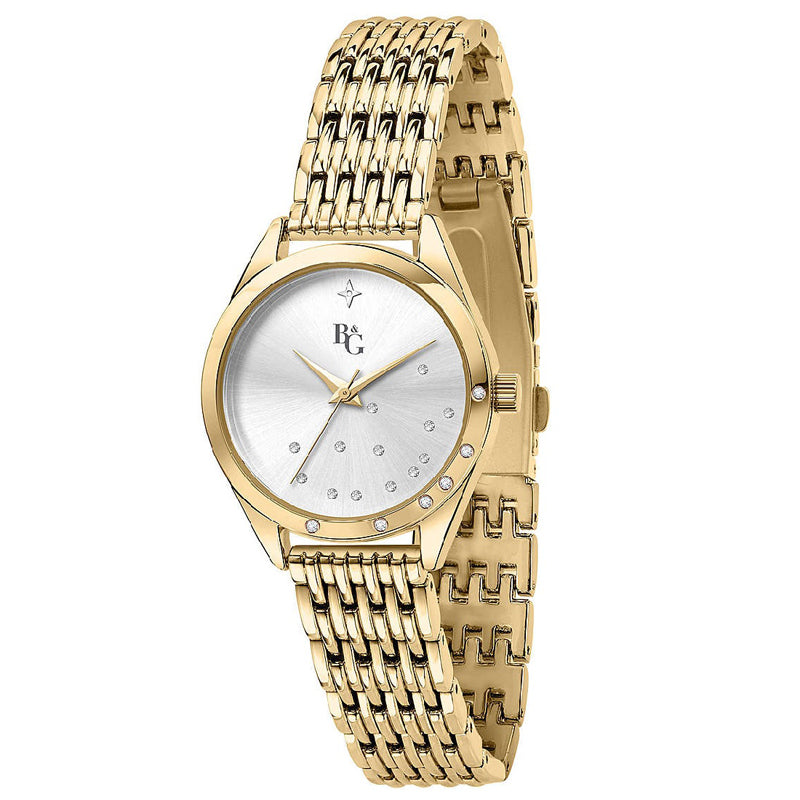 OROLOGIO B&G MAGIC GOLD E WHITE DIAL |30MM|