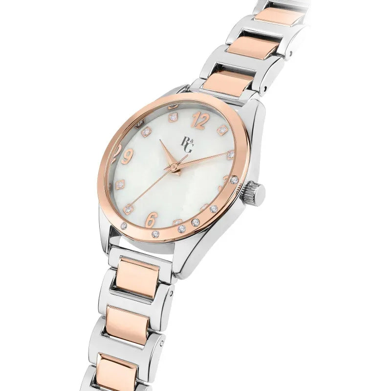 B&G MAGIC WHITE MOTHER OF PEARL DIAL WATCH |30MM|