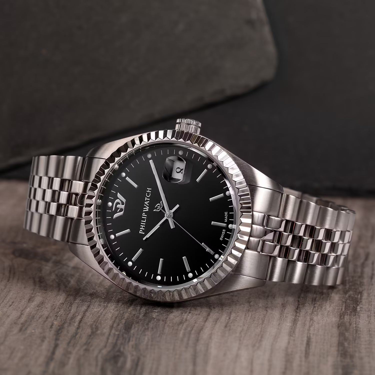 PHILIP WATCH CARIBE WATCH |39MM| BLACK DIAL