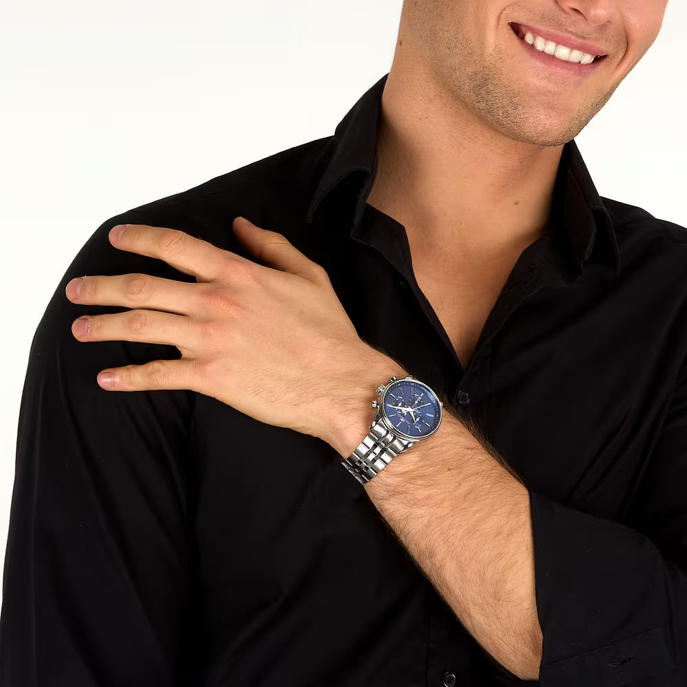 OROLOGIO PHILIP WATCH ANNIVERSARY CHRONO BLU DIAL |40MM|