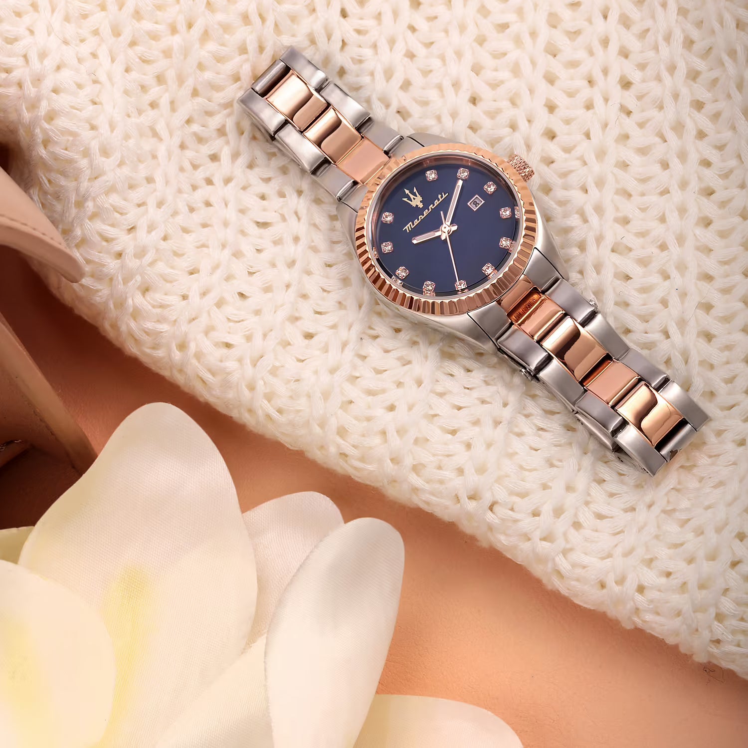 OROLOGIO MASERATI COMPETIZIONE DIAMOND BLUE DIAL |31MM|