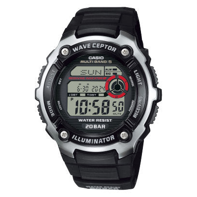 G SHOCK CASIO WAVE CEPTOR SILVER |47.7MM|