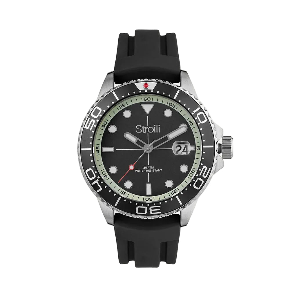 OROLOGIO STROILI MALIBÙ BLACK |42MM|