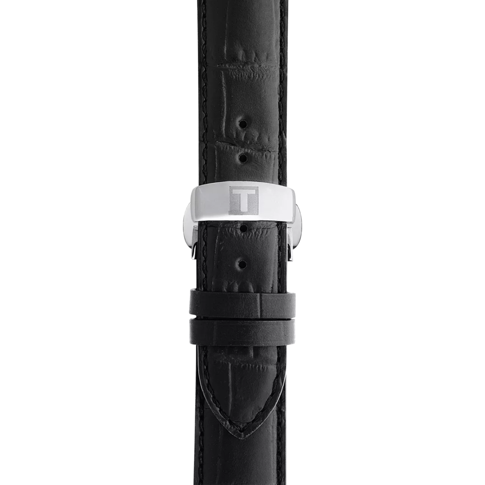 TISSOT LE LOCLE POWERMATIC 80 SILVER BALCK WATCH | 39.30MM |