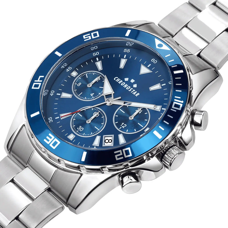 OROLOGIO CHRONOSTAR CAPTAIN BLUE DIAL |43MM|