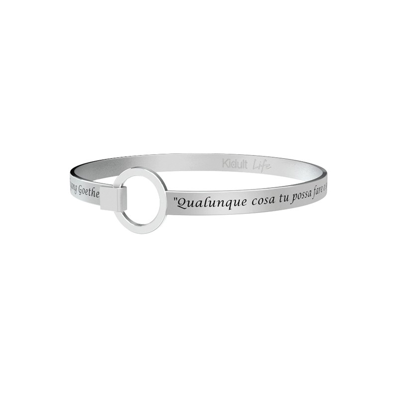 BRACCIALE KIDULT | QUALUNQUE COSA TU … GOETHE