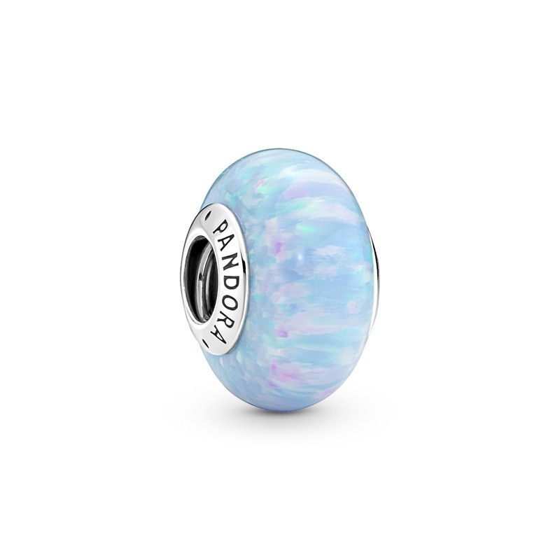 CHARM PANDORA MURRINA PIETRA OPALE OCEANO BLU