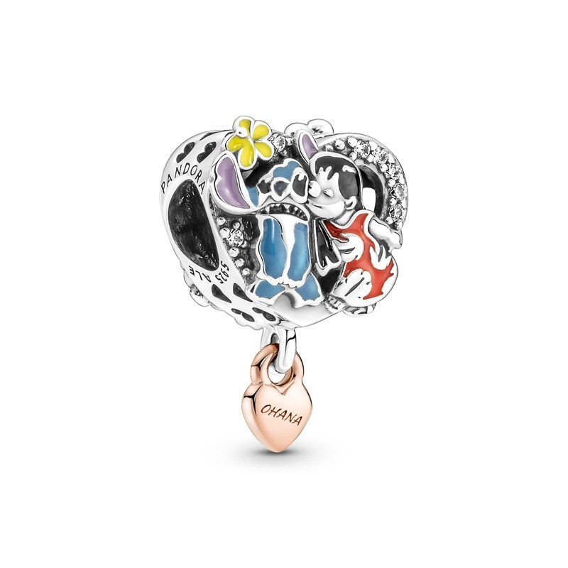 CHARM PANDORA DISNEY LILO & STITCH OHANA