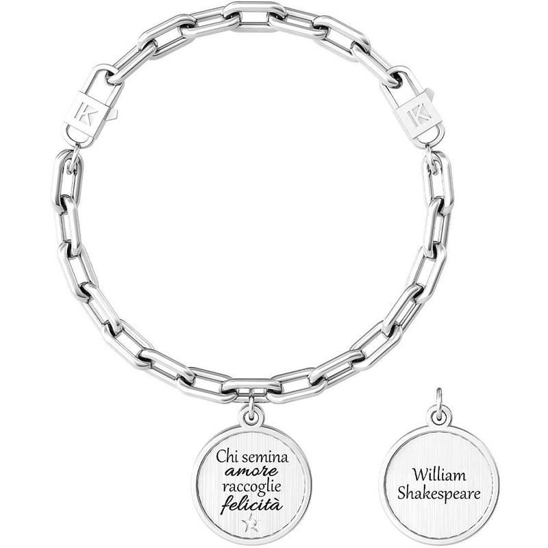 BRACCIALE KIDULT A CATENA | CHI SEMINA AMORE … SHAKESPEARE