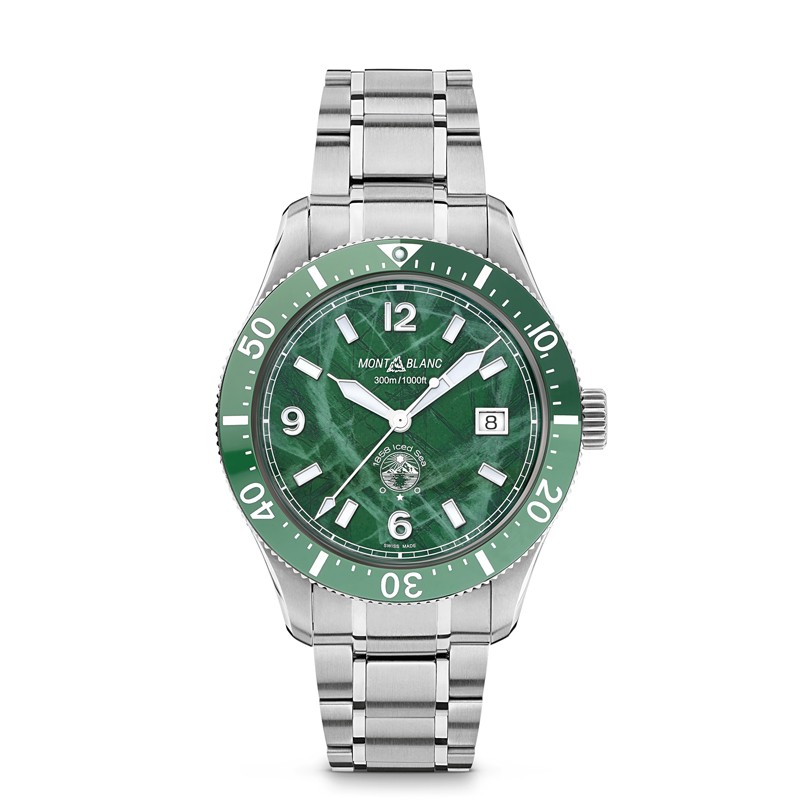 OROLOGIO MONTBLANC 1858 ICE SEA AUTOMATIC DATE GREEN |41MM|