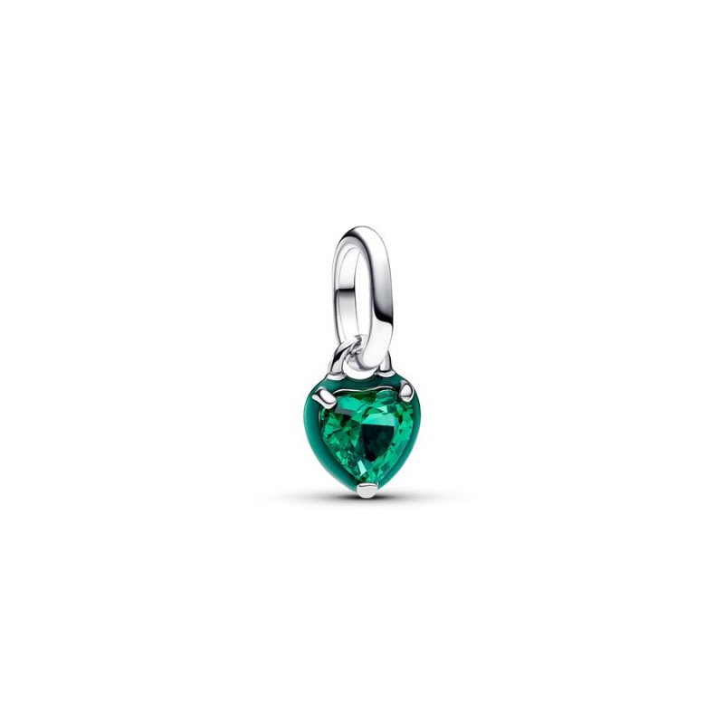 CHARM PANDORA ME MINI PENDENTE CUORE VERDE CHAKRA