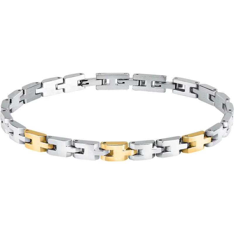 BRACCIALE SECTOR BASIC ACCIAIO SILVER E GOLD