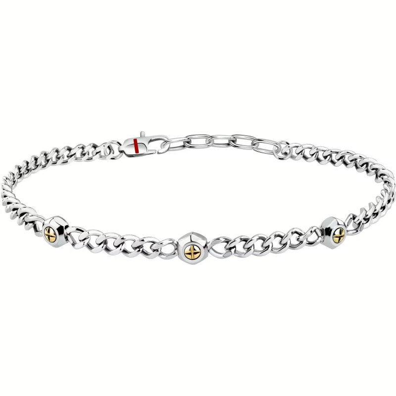 BRACCIALE SECTOR BASIC ACCIAIO SILVER E GOLD