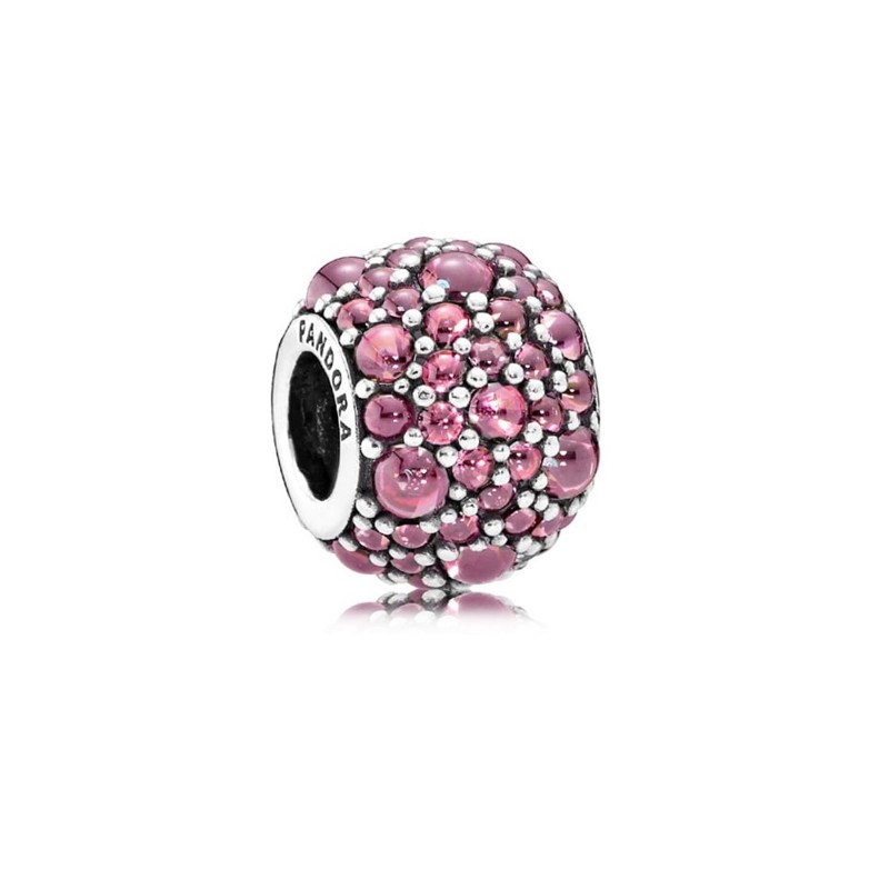 CHARM PANDORA IN PAVÈ FUXIA