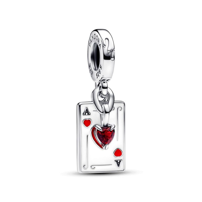 CHARM PANDORA PENDENTE DISNEY REGINA DI CUORI