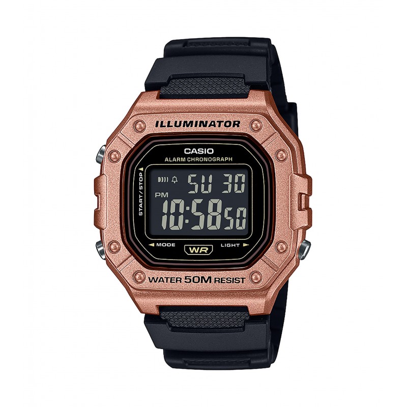 OROLOGIO CASIO TIMELESS COLLECTION BLACK E ROSE GOLD|43.2MM|