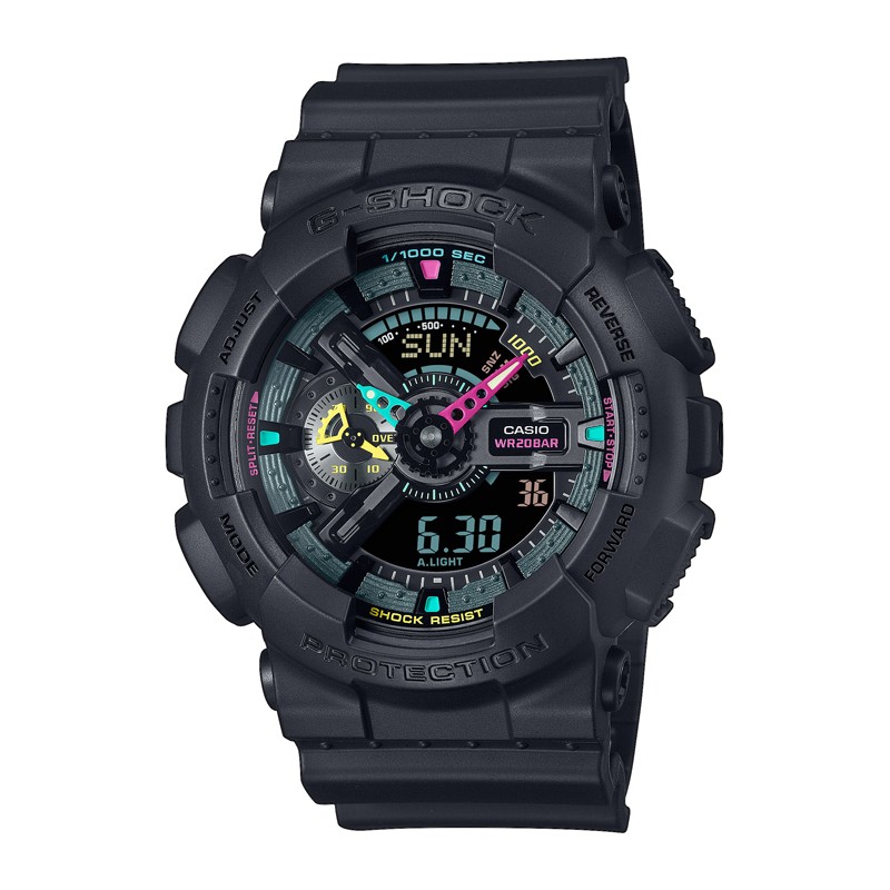 OROLOGIO CASIO G-SHOCK CLASSIC BLACK E FLUO |51.2MM|