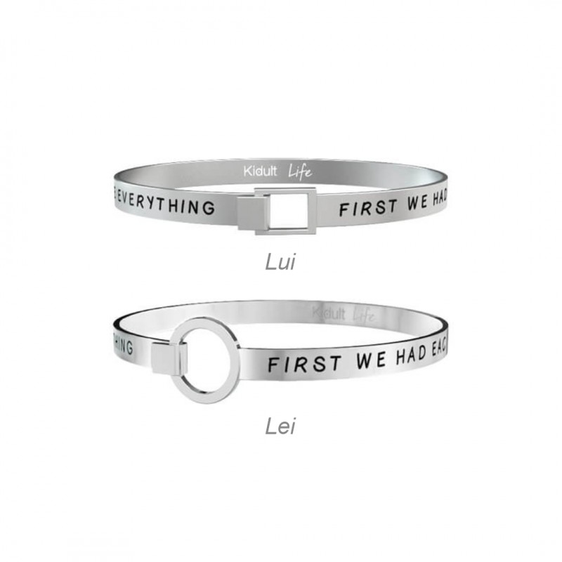 BRACCIALE KIDULT | FIRST WE HAD EACH OTHER …