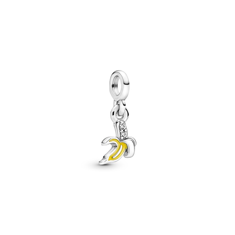 CHARM PANDORA ME BANANA CON ZIRCONIA CUBICA