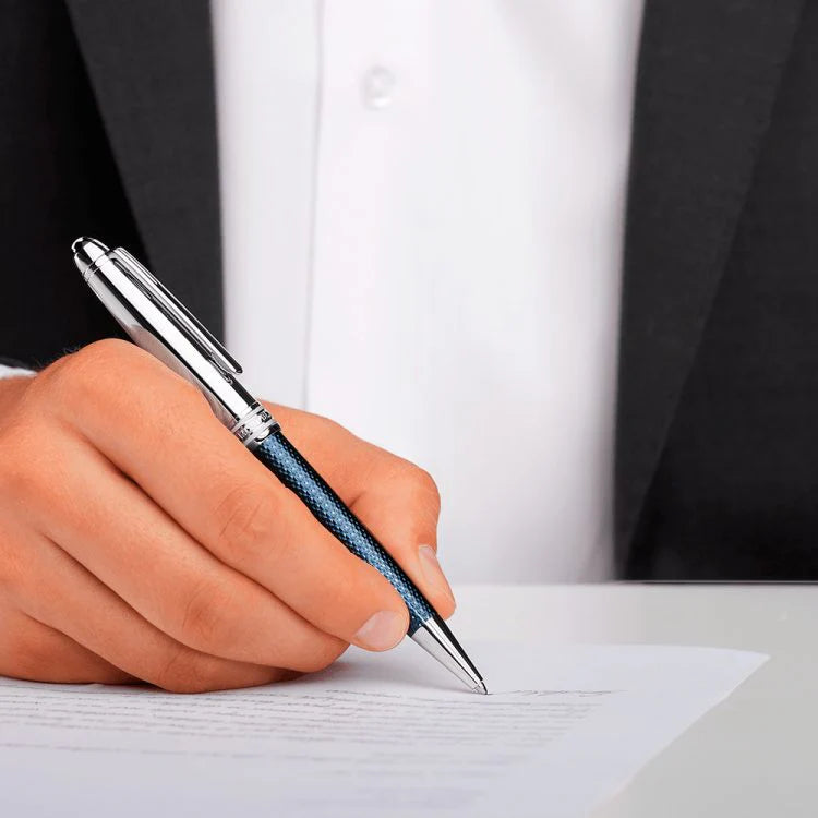 MONTBLANC MEISTERSTÜCK DOUÉ BLUE CLASSIQUE BALLPOINT PEN