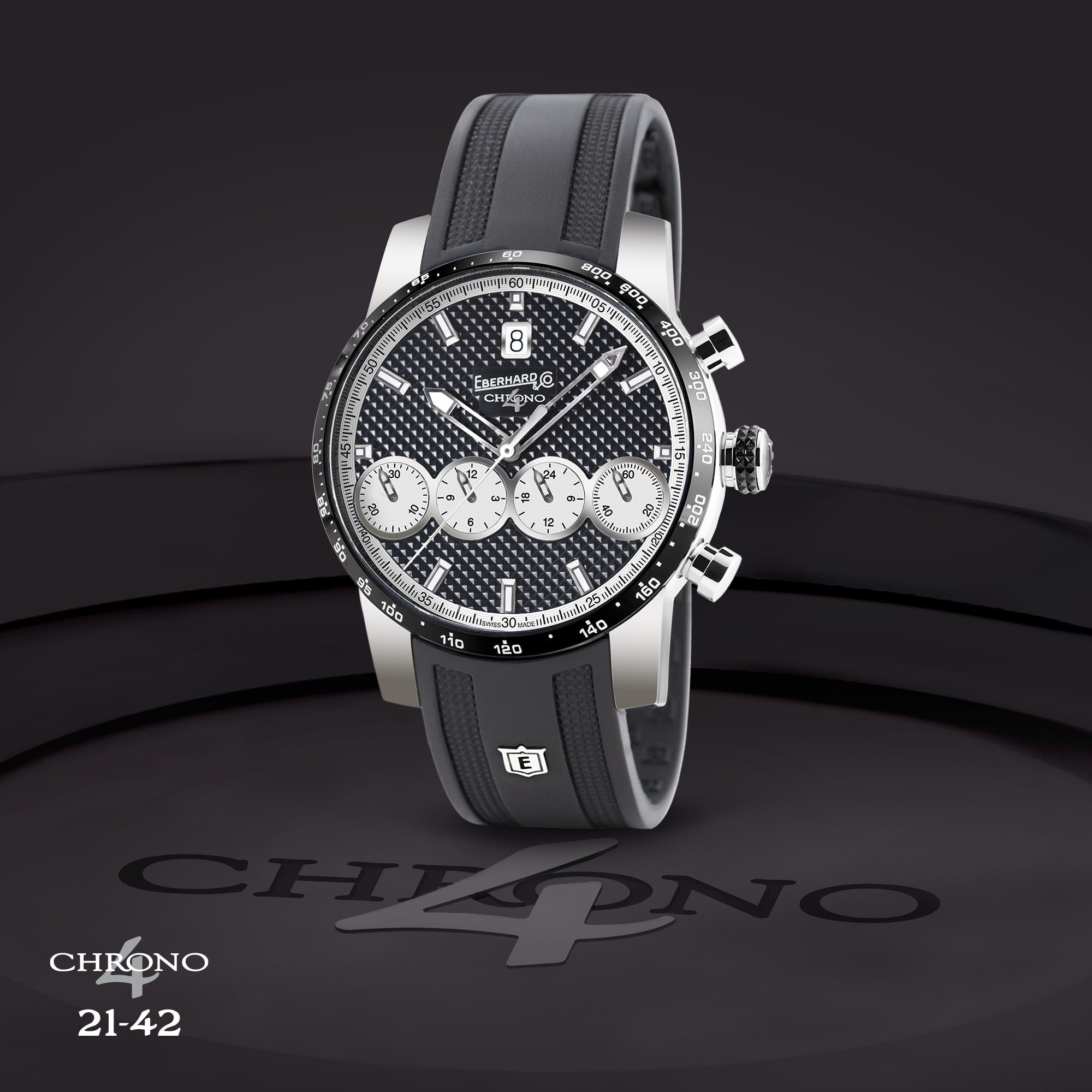 OROLOGIO EBERHARD CHRONO 4 '21-42'CERAMIC |42MM|